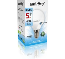 Лампа светод. Smartbuy 5Вт Е14 4000К шар