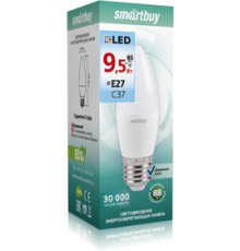 Лампа светод. Smart Buy 9.5Вт Е27 4000К свеча