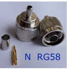 Разъем N-типа /шт./ обжимной RG-58