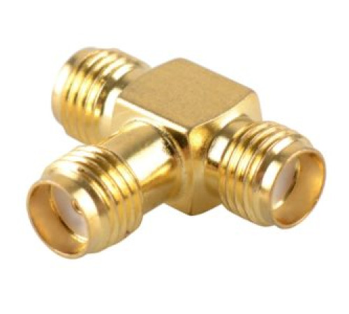 Переходник SMA /гнездо/- SMA /гнездо/ тройник