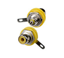 Разъем RCA/гн./ на кор. с изол.
