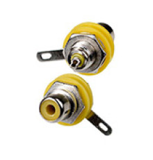 Разъем RCA/гн./ на кор. с изол.
