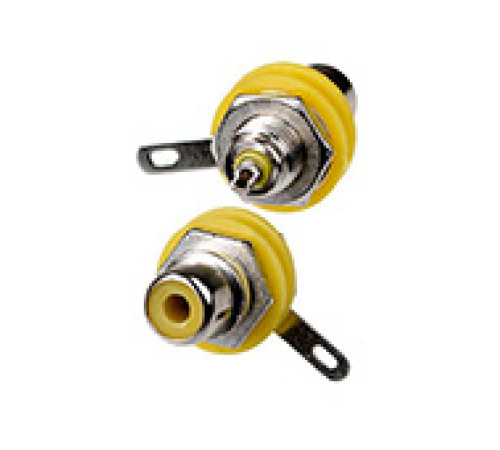 Разъем RCA/гн./ на кор. с изол.