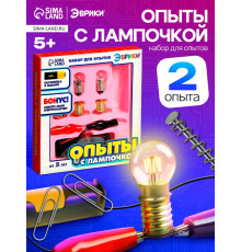 Набор для опытов "Опыты с лампочкой" 