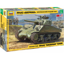 Модель "Амер.средний танк М4А2 "Шерман"1/35 Звезда