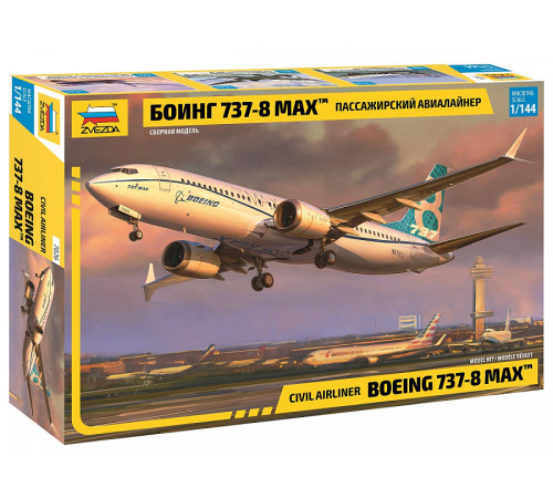 Модель "Боинг 737-8 МАХ" 1/144