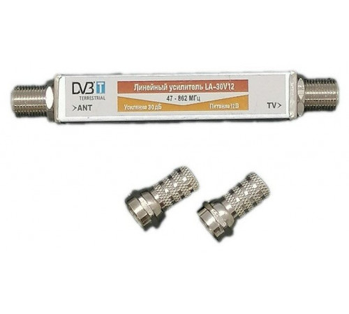 Усилитель антенный проходной  LA-30V12 30db