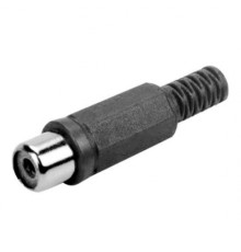 Разъем RCA/гн./ на каб. кр./чер. 