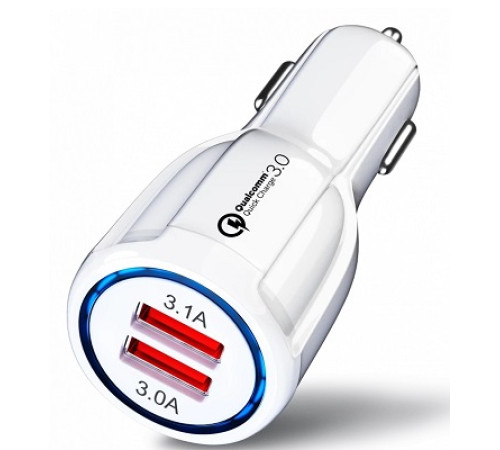 Зарядное уст-во автомоб. 2ХUSB 3А SM02 