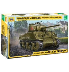 Модель  "Шерман М4А2" 1/35 Звезда