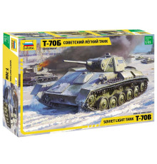 Модель  совет.легкий танк "Т-70Б"