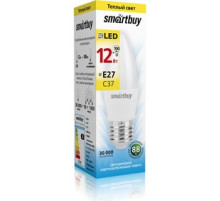 Лампа светод. Smartbuy 12Вт Е27 3000К свеча 