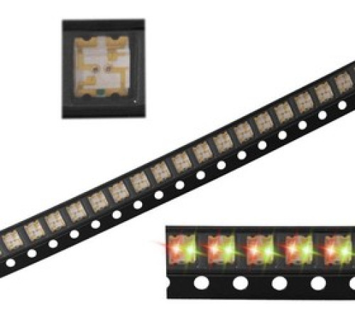 Светодиод SMD 1210 кр./жел.-зел 2.4В. 20мА /10шт./