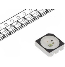 Светодиод SMD 5050RGB  5Вольт 30мА 