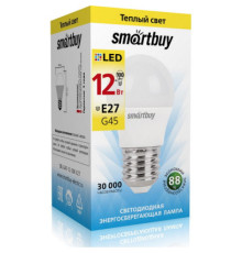 Лампа светод. Smartbuy 12Вт Е27 3000К шар