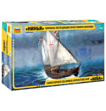 Модель корабля Христофора Колумба "Нинья"1/100 Звезда