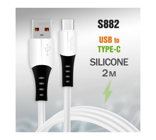 Кабель USB R82 -TypeC /шт./ 2.0 метра 3.0A 