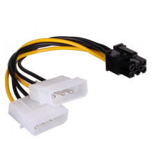 Перех. питан. для в/карты Molex x2-6pin GG01