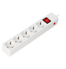 Фильтр сетевой 5 гнезд 3 метра SBSP-5-30 16A