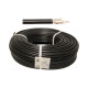 Кабель коаксиал.RG-6U+Cu 75Ом белый/черный Чуваш