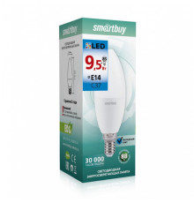 Лампа светод. Smart Buy 9.5Вт Е14 6000К свеча