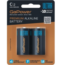 Элемент питания GoPower U LR14 1.5Вольта