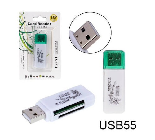 Картридер USB 2.0/1.1 универсальный 