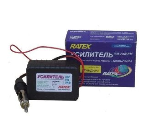 Усилитель автомоб. R91 RATEX УКВ FM 14-20дб