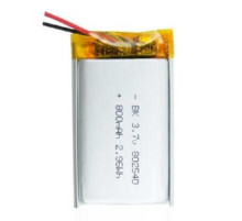 Аккумулятор Li-Po 3.7В 800мАч /802540/