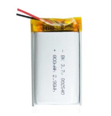Аккумулятор Li-Po 3.7В 800мАч /802540/