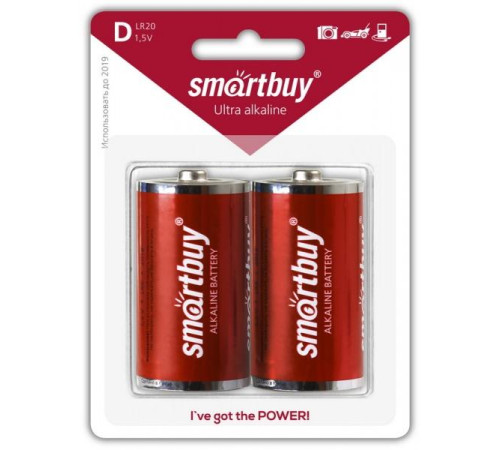 Элемент питания Smartbuy LR20 1.5Вольта