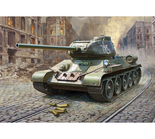 Пазлы танка Т-34/85 "Звезда" / 55001 /