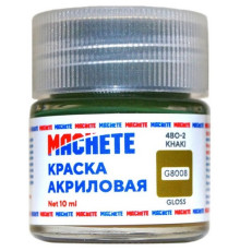 Краска акриловая MACHETE 10 мл. (тем.хаки глянцевый)
