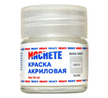 Краска акриловая MACHETE 10 мл. (Св.серый глянц.)