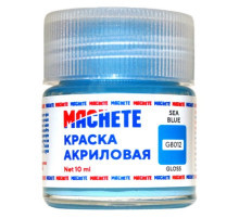 Краска акриловая MACHETE 10 мл, (Бирюзовый глянц.)