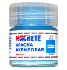 Краска акриловая MACHETE 10 мл, (Бирюзовый глянц.)