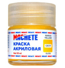 Краска акриловая MACHETE 10 мл. (Желто-оранж.глянц.)