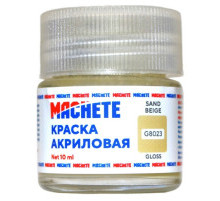 Краска акриловая MACHETE 10 мл, (Бежевый глянц.)