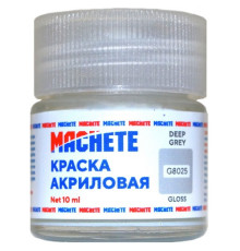 Краска акриловая MACHETE 10 мл, (Серый глянц.)