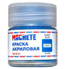 Краска акриловая MACHETE 10 мл. (Сине-зелен.глянц.)