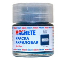 Краска акриловая MACHETE 10 мл. (Темно-синий глянц.)