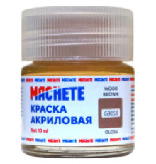 Краска акриловая MACHETE 10 мл. (Древес.-корич.глянц.)