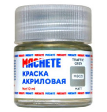 Краска акриловая MACHETE 10 мл,  (Темно-серый, мат)
