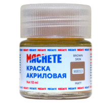 Краска акриловая MACHETE 10 мл.(Корич.кожа мат)
