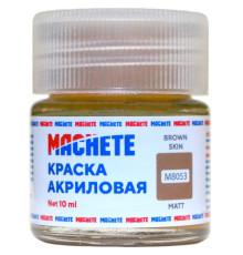 Краска акриловая MACHETE 10 мл.(Корич.кожа мат)