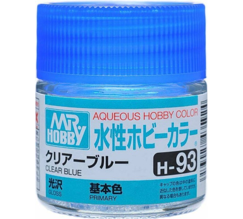 Краска для моделей  MR HOBBY /голубой прозр./ 10мл.