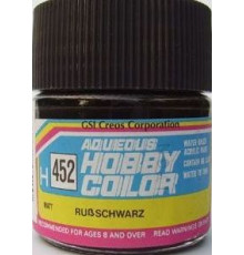 Краска для моделей  MR HOBBY /сажа мат./ 10мл.