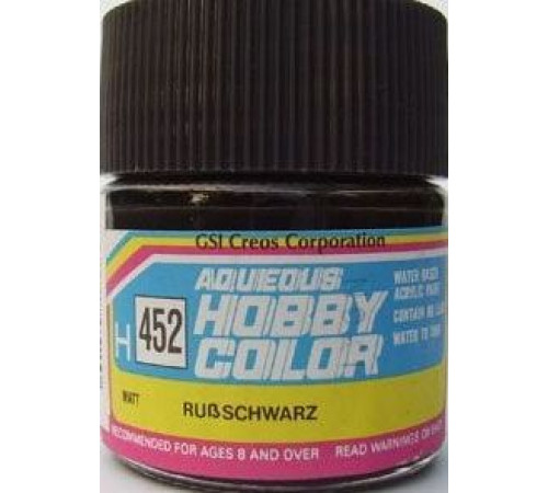 Краска для моделей  MR HOBBY /сажа мат./ 10мл.
