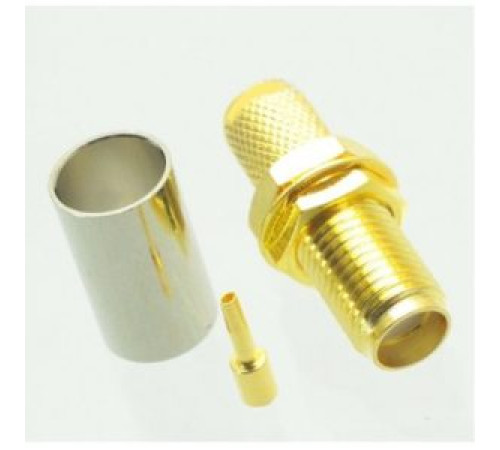 Разъем SMA/гн./обжим- RG-8X,5D