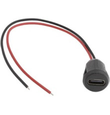 Разъем Type-C 2-pin-D на панель с проводами